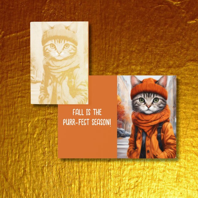 Jazzy Kitty  - October Vibes Foil Card (Creator Uploaded)