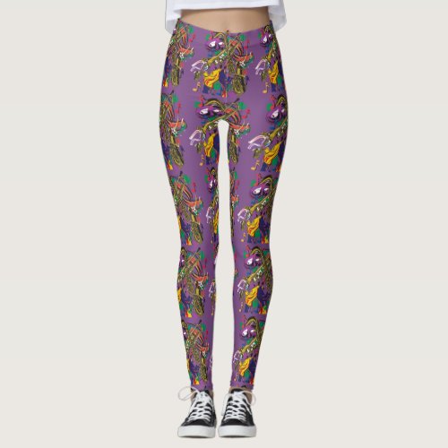 Jazzy Music Fest New Orleans Leggings