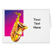 Jazzy Saxophone (Front Horizontal)
