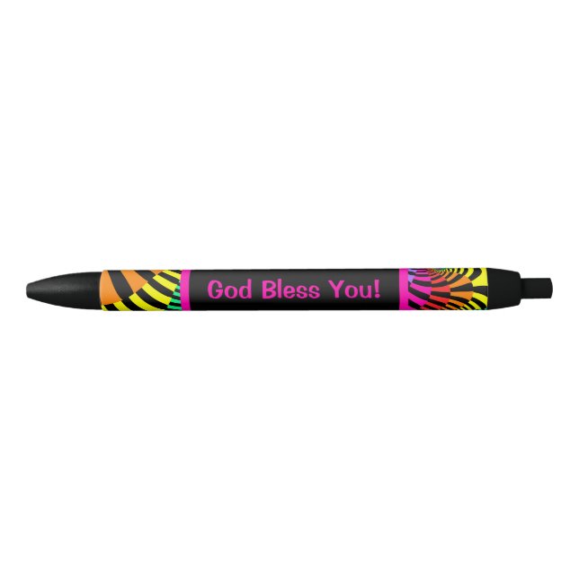 Jazzy Stripes God Bless You Pen (Front)