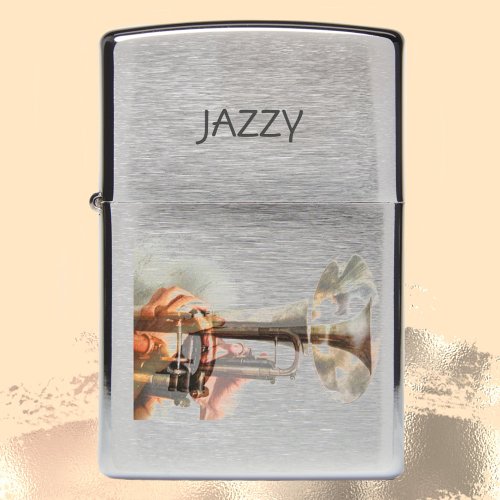 Jazzy Trumpet Customizable Zippo Lighter