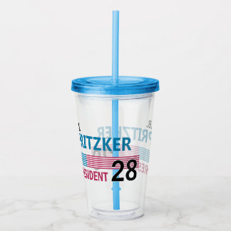 JB Pritzker 2028 Acrylic Tumbler