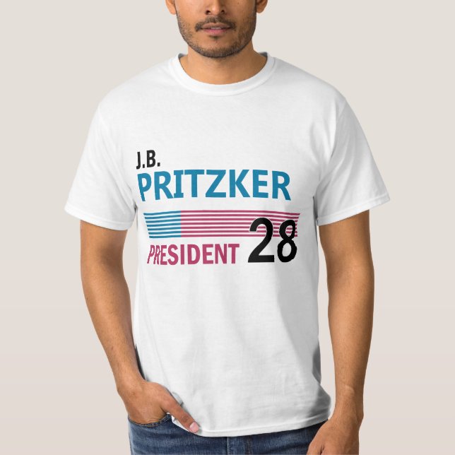 JB Pritzker 2028 T-Shirt (Front)