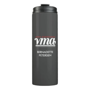 JBHS VMA Black with White Logo Customizable Thermal Tumbler