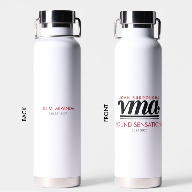 JBHS VMA Customize Your Name & Choir Water Bottle (Creator Uploaded)