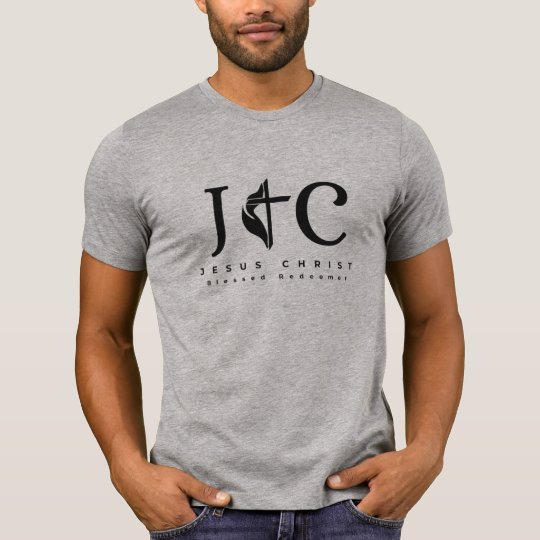 Jc Jesus Christ Blessed Redeemer T Shirt Zazzle Com