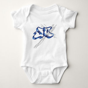 JC Jesus Christ Graffiti Baby Bodysuit