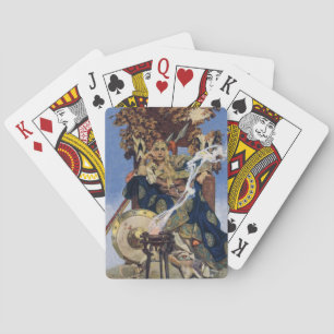 JC Leyendecker Queen Maeve Celtic Warrior Poker Cards