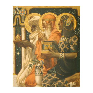 JC Leyendecker Three Wise Men Vintage Christmas Metal Print