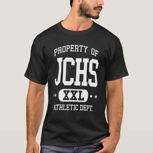JCHS Retro Athletic Property Dept  1 T-Shirt (Front)