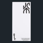 JCM Stylized Logo Notepad<br><div class="desc">John Carter of Mars
JCM Stylized Logo Notepad</div>