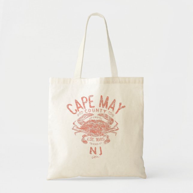 JCombs Cape May County, NJ, Atlantic Blue Crab  Tote Bag (Front)