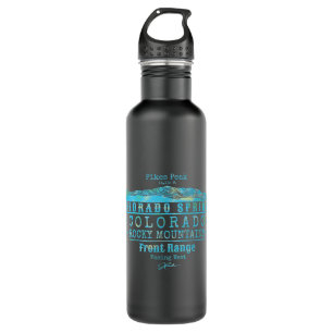 JCombs Colorado Springs, Colorado, Pikes Peak Stainless Steel Water Bottle
