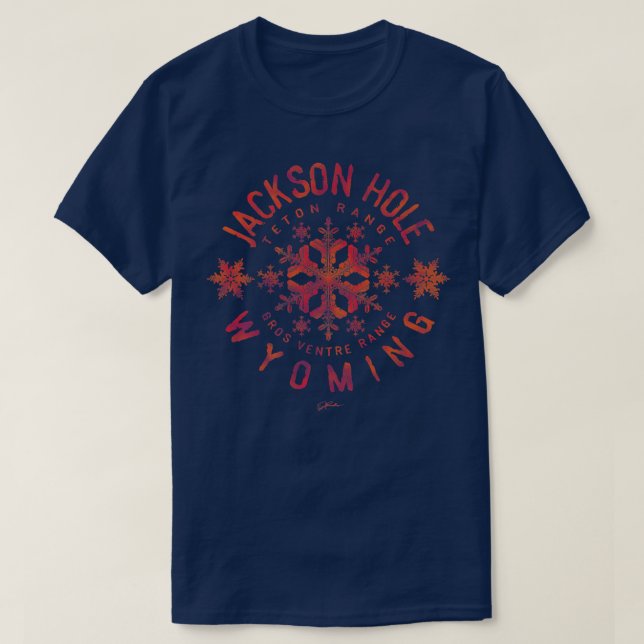JCombs Jackson Hole, Wyoming, Snow Premium348 T-Shirt (Design Front)