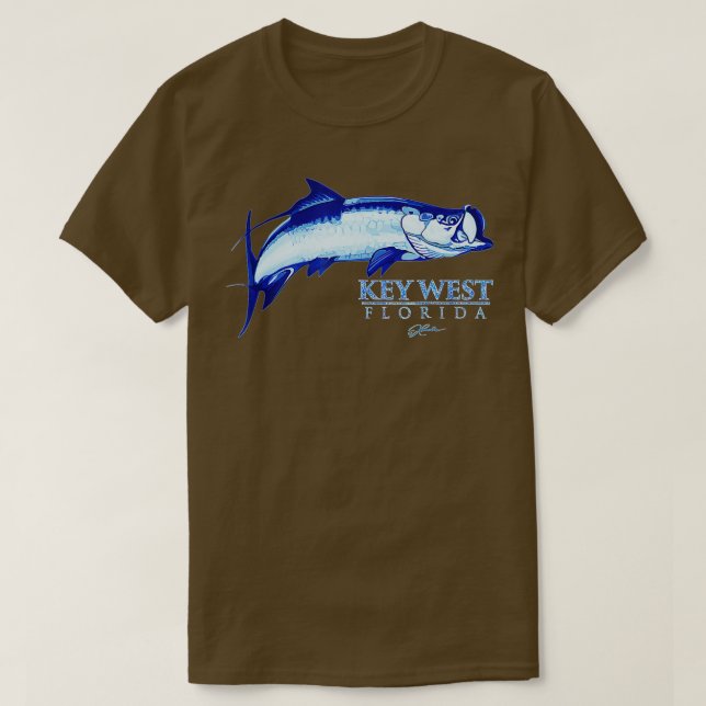 JCombs Key West Florida arpon  T-Shirt (Design Front)