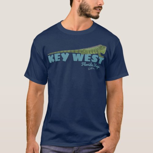 JCombs Key West Florida Keys Iguana T_Shirt