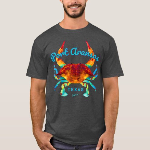 JCombs Port Aransas TX Blue Crab T_Shirt