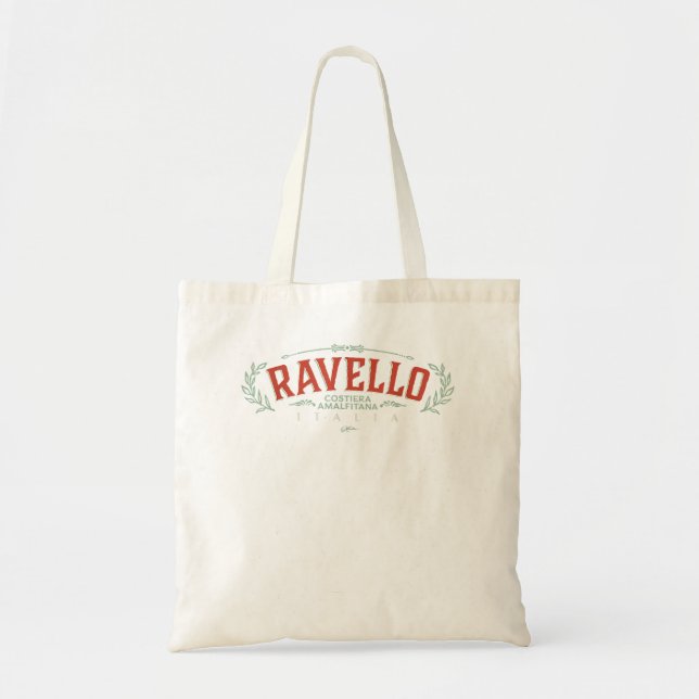JCombs Ravello, Amalfi Coast, Italy, Retro,  Tote Bag (Front)