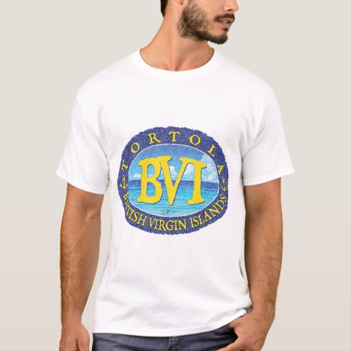 JCombs Tortola BVI British Virgin Islands Sea a T_Shirt