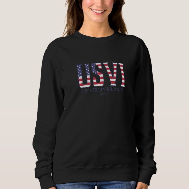 JCombs USVI U S Virgin Islands Sweatshirt (Front)