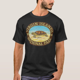 JCombs Virgin Islands National Park Sea Turtle on T-Shirt