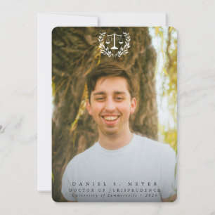JD Law Scales+Laurel Wreath White Overlay 2 Photo Announcement
