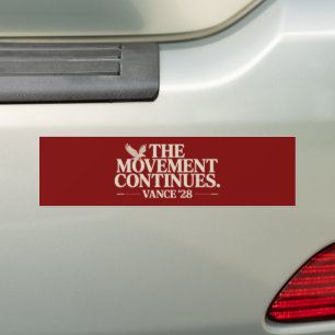 JD Vance 2028 America First Conservative Bumper Sticker