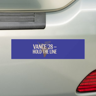 JD Vance 2028 America First Conservative Bumper Sticker