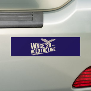 JD Vance 2028 America First Conservative Bumper Sticker