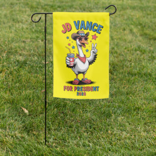 JD Vance 2028 America First Conservative Garden Flag