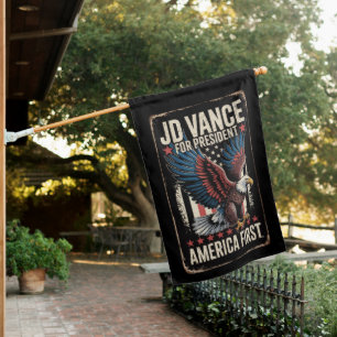JD Vance 2028 America First Conservative House Flag