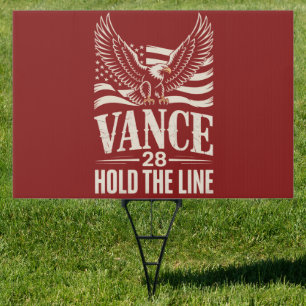 JD Vance 2028 America First Conservative Sign