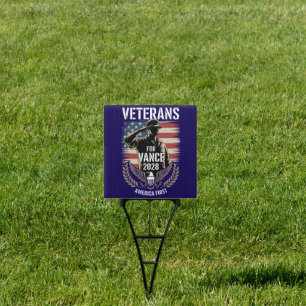 JD Vance 2028 America First Conservative Sign