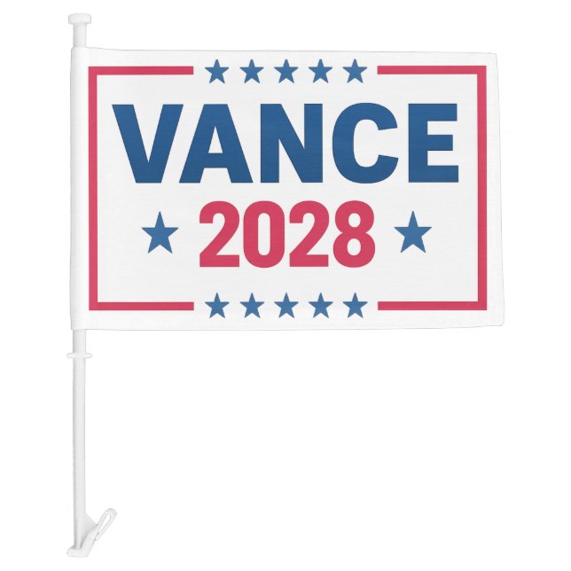 JD Vance 2028 Car Flag (Front)