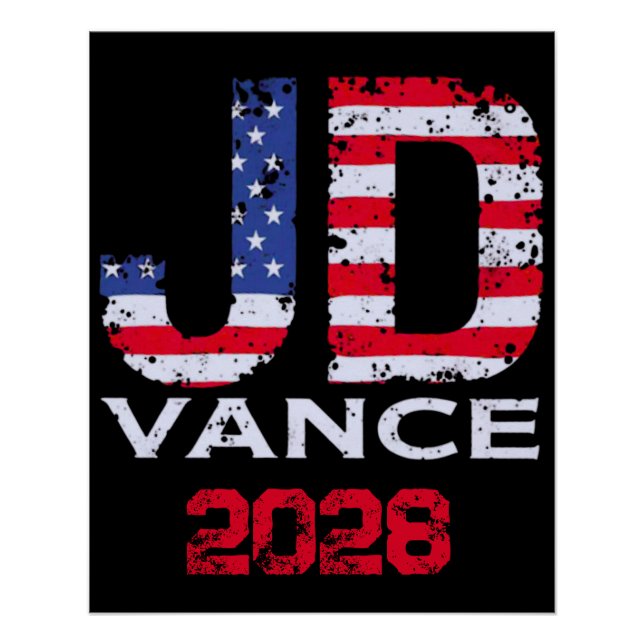 JD Vance 2028 Poster (Front)