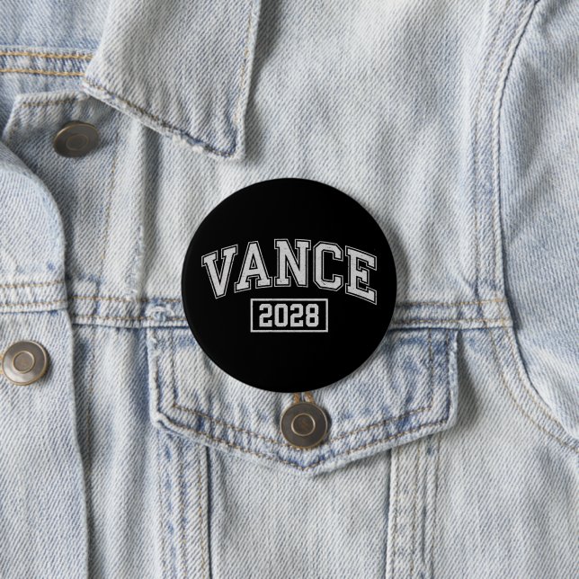 JD Vance 2028 President Election Campaign Vance  Button (In Situ)