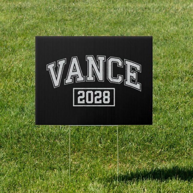 JD Vance 2028 President Election Campaign Vance  Sign (Insitu)