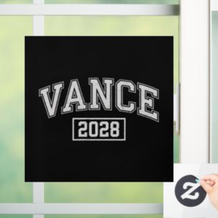 JD Vance 2028 President Election Campaign Vance  Window Cling