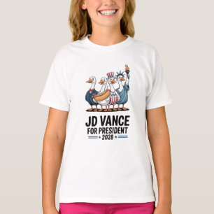JD Vance 2028 President July 4 Goose Patriotic T-Shirt