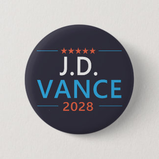 JD Vance 2028 Republican Patriotic Button
