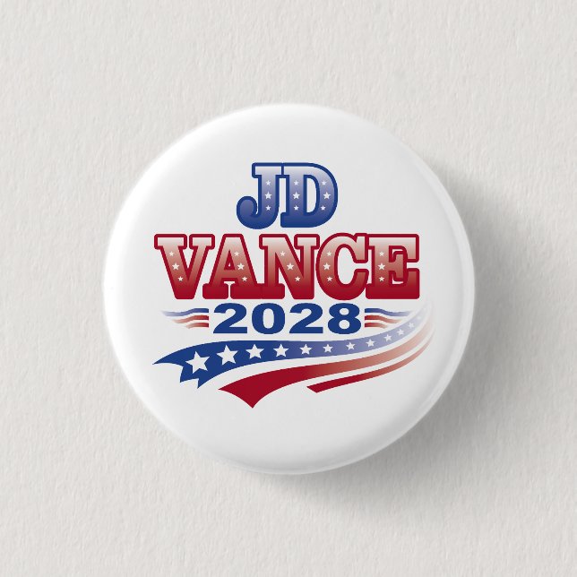 JD Vance 2028 (ssol) Button (Front)