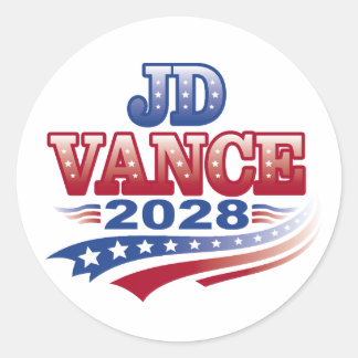 JD Vance 2028 (ssol) Classic Round Sticker
