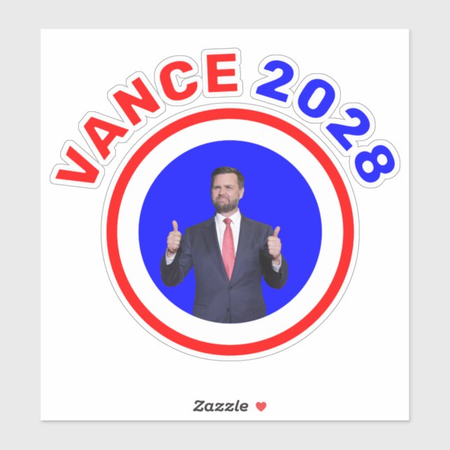 JD Vance 2028 Sticker (Sheet)