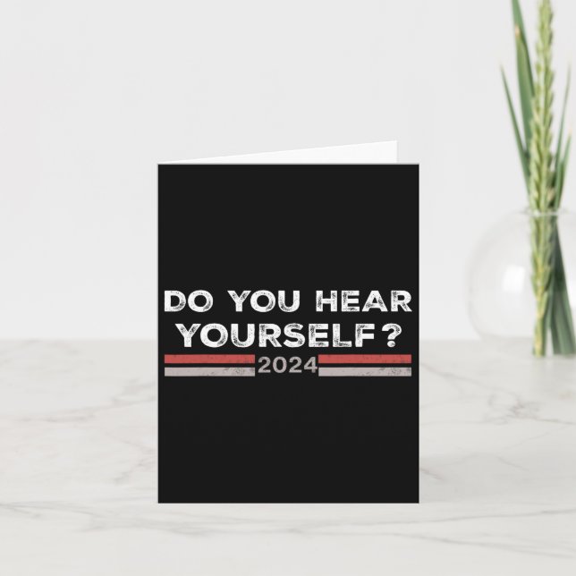 Jd Vance Interview Do You Hear Yourself Trump Vanc Card (Front)