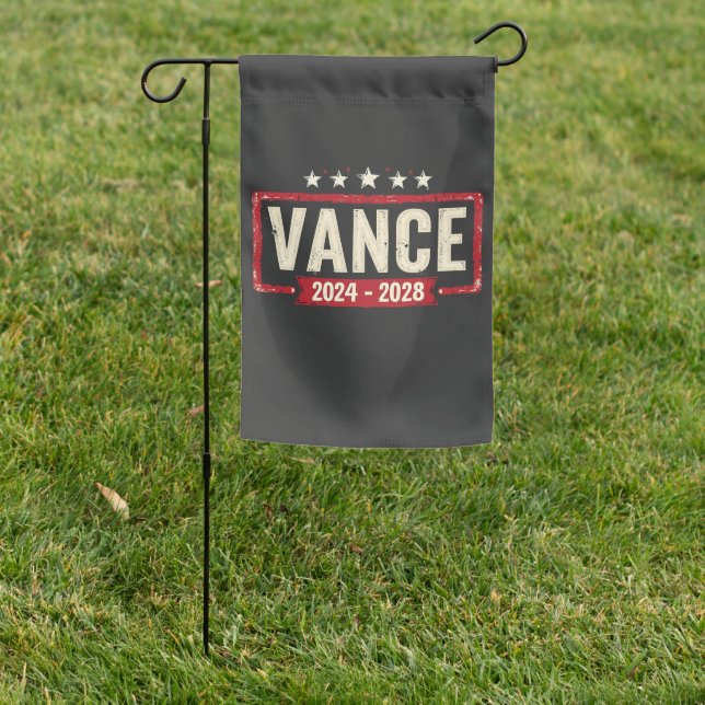 Jd Vance Trump Election 2028 President Vote  Garden Flag (In SItu)