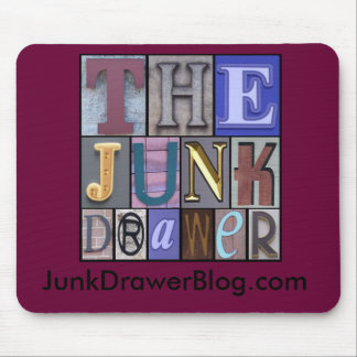 JDLogo, JunkDrawerBlog.com Mouse Pad