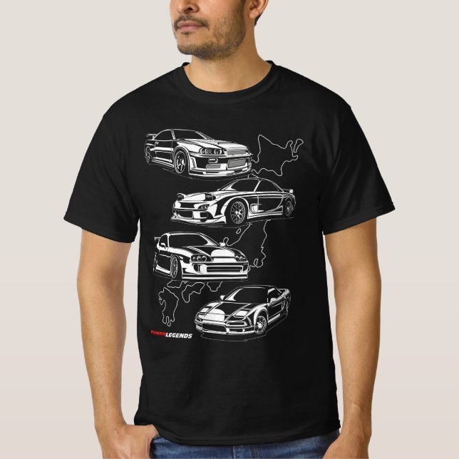 " "JDM Legends" T-Shirt (Front)