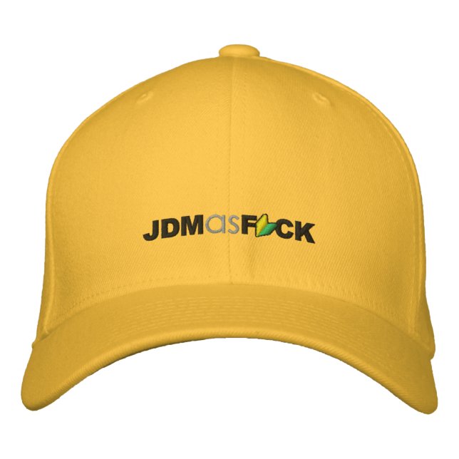 JDMasFCK Embroidered Baseball Hat (Front)