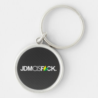 jdmasfck with faux carbon fiber keychain