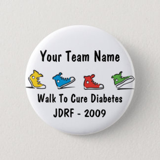 JDRF Walk team button 2009